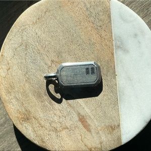 David Yurman dog tag charm